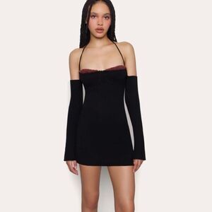 Danielle-guizio Women's Black Dress